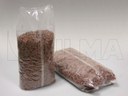 Empacado de chocolate en grano en dosis de 5 kg para pastelerías industriales