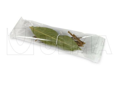 Empacado de hierbas aromáticas sin charola en Flow-Pack