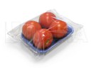 Empacado de tomates en flow pack