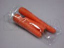 Empacado de agrupación de zanahorias en flow pack