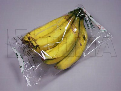 Empacado de penca de plátanos en flow pack