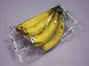 Empacado de penca de plátanos en flow pack