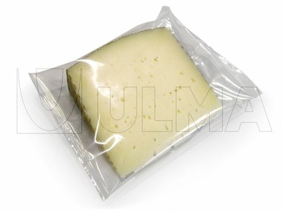 Empacado de porciones de queso en flow pack en atmósfera modificada (MAP)