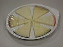 Empacado de porciones de queso en termoformado en atmósfera modificada (MAP) en film rígido