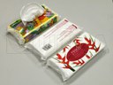 Empacado de paquetes de pañuelos de papel en flow pack